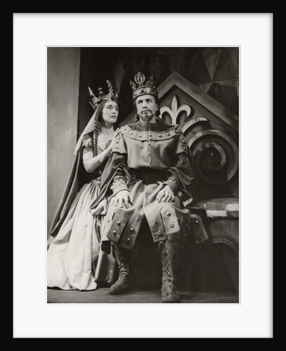 June Brown and Albert Finney in William Shakespeare's Macbeth at the Birmingham Repertory Theatre by Lisel Haas