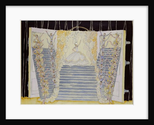 Set design for Mistinguett, a revue at The Folies Bergeres. France, early 20th century by unknown