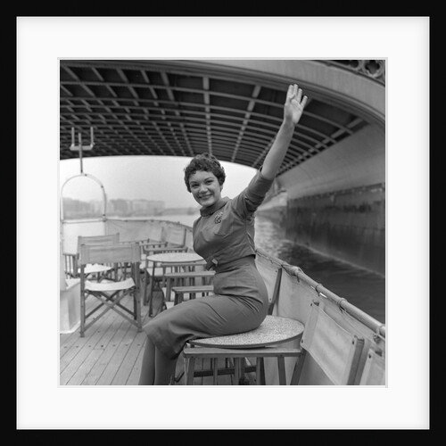Connie Francis on Riverboat promotion trip by Harry Hammond