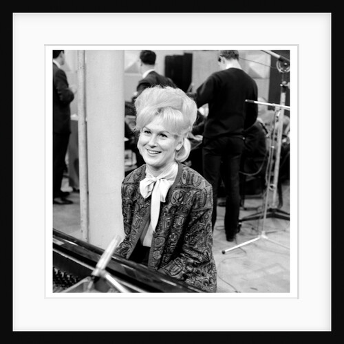 Dusty Springfield at television studio by Harry Hammond