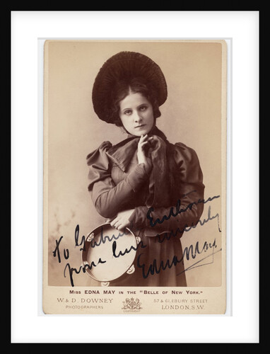 Edna May in Hugh Morton's The Belle of New York at Shaftesbury Theatre by W. and D. Downey