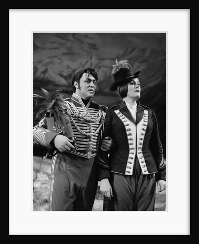 Joan Sutherland and Luciano Pavarotti in Donizetti's La Fille du Regiment at the Royal Opera House by Houston Rogers