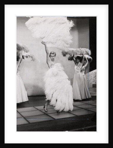Fan dancing at the Windmill Theatre by Unknown