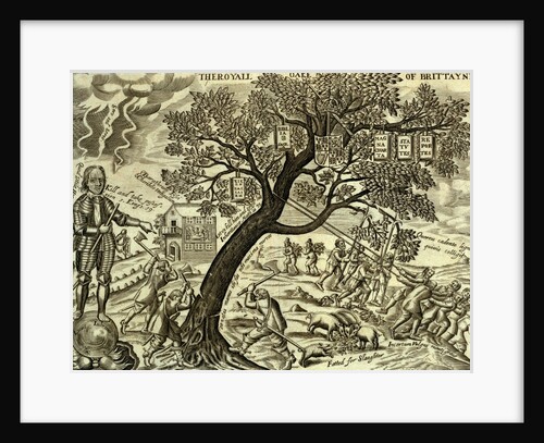 The Royall Oake of Brittayne, a satire of Oliver Cromwell ordering the felling of the royal oak by Unknown