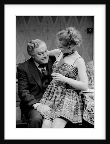 Timothy West and Lisa Dulson in Harold Pinter's The Birthday Party at Piccadilly Theatre by Graham Brandon