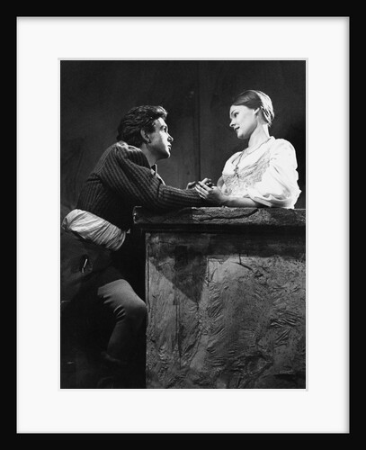 John Stride and Judi Dench in William Shakespeare's Romeo and Juliet at the Old Vic Theatre by Houston Rogers