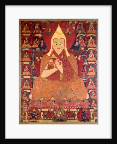 T'Angka depicting the Learned Monk Sherab Senge and lineage by Unknown