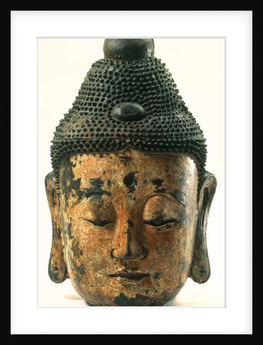 Head of Buddha from Tang Dynasty. China, c.700-900 by Unknown
