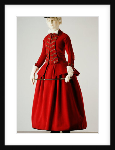 Riding habit. United Kingdom, 1770-75 by Unknown
