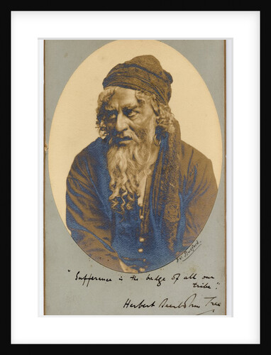Herbert Beerbohm Tree in William Shakespeare's The Merchant of Venice by F. W. Burford