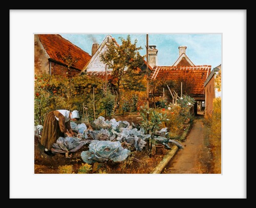 A Flemish Garden by Henri de Braekeleer