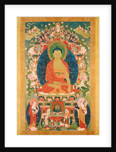 Buddha Sakayamuni with his Two Chief Disciples. Tibet, 18th century by Unknown