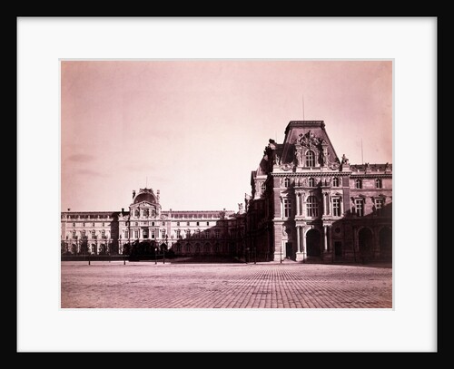Louvre Pavillion Mollien by Gustave Le Gray