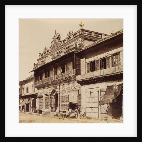 Chandni Chowk market in Old Delhi by Felice Beato