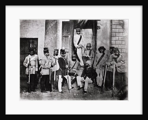 British Army group by Felice Beato