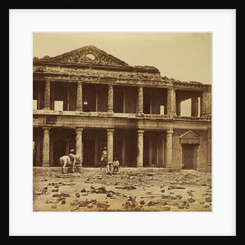 Bara Imambara after the Indian Mutiny by Felice Beato