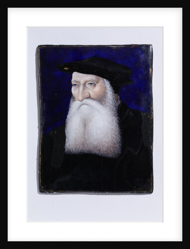 Old Man. Limoges, France, date unknown by Leonard Limosin