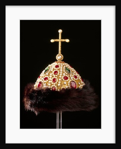 Crown worn by Boris Christoff in the title rôle in Mussorgsky's opera Boris Godunov. Russia, c.1960-1970 by Unknown