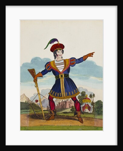 Mr. Sheridan Knowles as William Tell. England, mid-19th century by Unknown