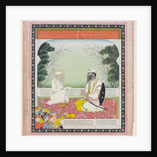 Lehna Singh Majithia receiving petitions. Punjab, India, 19th century by Unknown