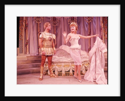 Joyce Blackman and Kevin Miller in Jacques Offenbach's La Belle HÚlène at the Sadler's Wells Opera Company by Houston Rogers