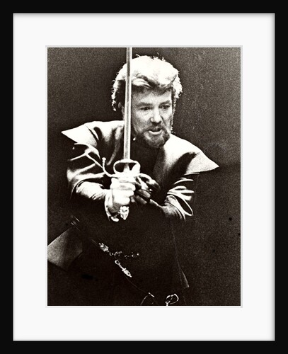 Albert Finney in William Shakespeare's Hamlet at the National Theatre by Anthony Crickmay