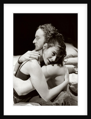 Tony Curran and Monica Dolan in Rebecca GilmanÆs The Glory of Living at Royal Court Theatre by Graham Brandon
