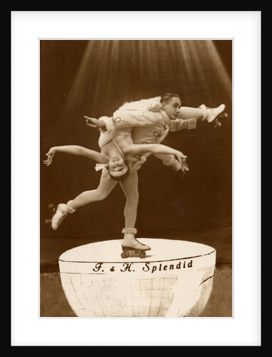 Roller Skating on a Drum by W. Fleischer
