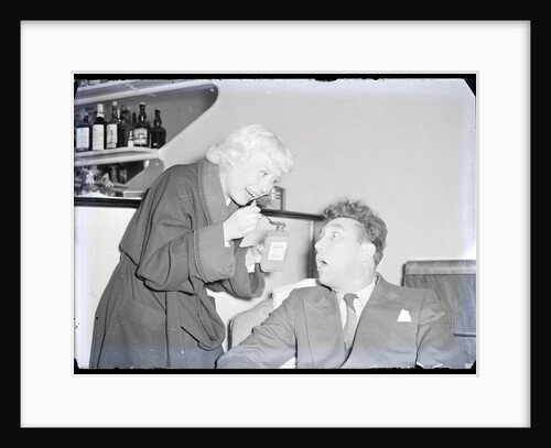Billie Anthony and Frankie Howerd by Harry Hammond