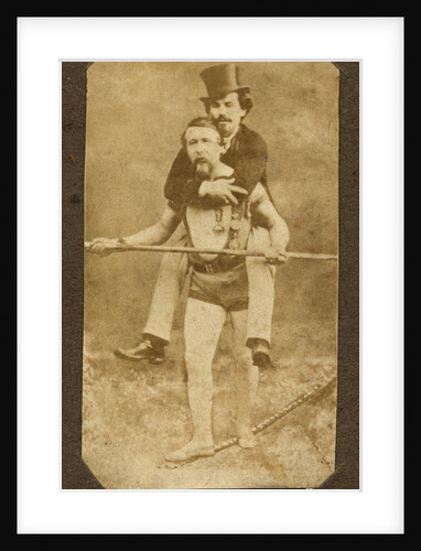 Charles Blondin carrying Mrs Blondin by Anonymous
