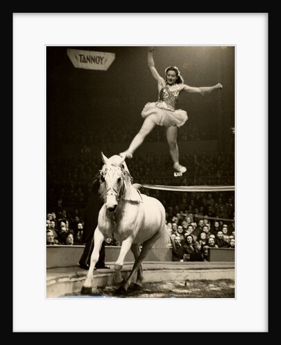 Florence Stephenson in Bertram Mills' Circus by Baron Nicholas de Racozcy