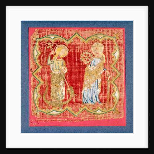 Panel from a burse by Anonymous