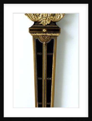 Barometer with thermometer. Paris, France, early 18th century by Unknown