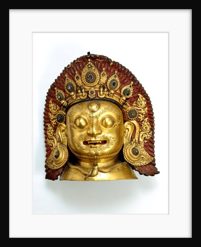 Mask of Bhairava. Tibet, late 16th century by Unknown