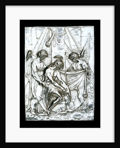 Christ tended by two angels after the Flagellation. Belgium, 17th century by Unknown