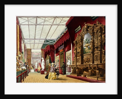 The Fourdinois Cabinet at the Great Exhibition by Dickinson Brothers