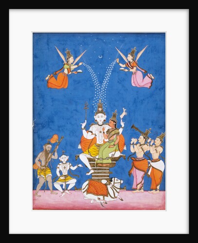 Siva & Parvati. Eastern Deccan, India, 1780 by Unknown