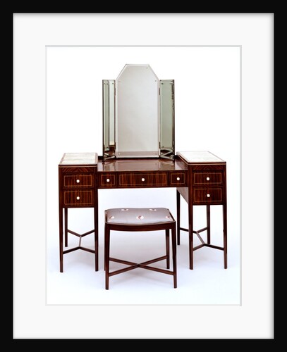 Dressing table and stool by J.F. Johnson