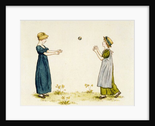 Children playing by Kate Greenaway