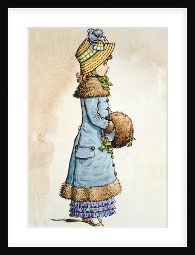 Young Victorian Girl by Kate Greenaway