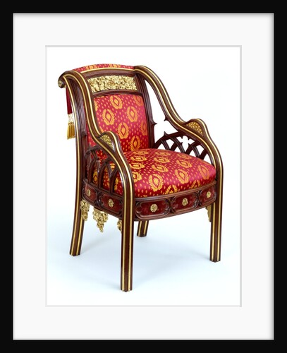 Armchair by Augustus Charles Pugin