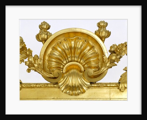 Side table, detail of shell by Henry Flitcroft