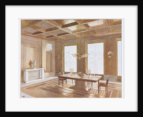 Salle à Manger from Intérieurs en couleurs by René Lalique