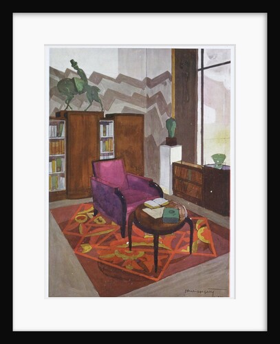 Living Room from Intérieurs en couleurs by Rene Joubert