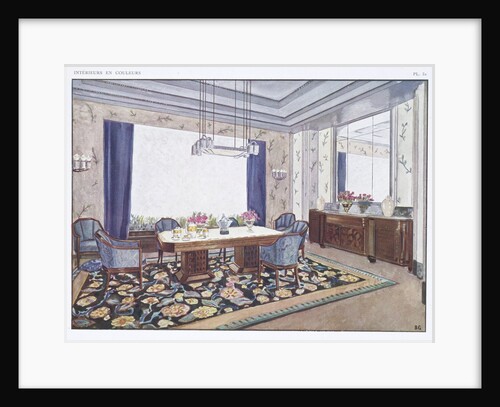 Salle à Manger from Intérieurs en couleurs by Paul Follot