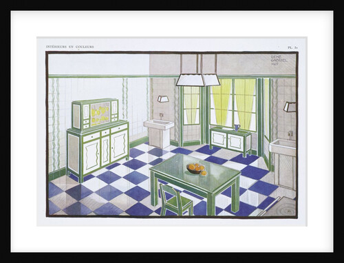 Cuisine from Intérieurs en couleurs by René Gabriel