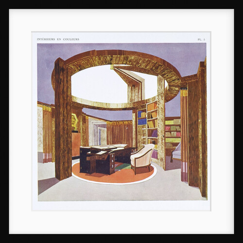 Hall from Intérieurs en couleurs by Madame B-J Klotz