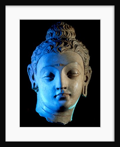 Head of The Buddha, Bodhisattva. Hadda, Afghanistan, 4th-5th century by Unknown