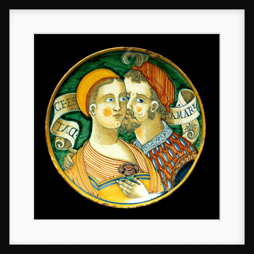 Dish. Deruta, Italy, mid-16th century by Giacomo Mancini