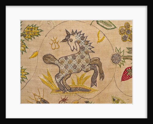 Cover, detail of a horse. England, early 17th century by Anonymous